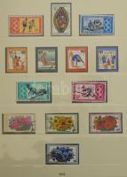 NSZK 1975-1979 hiányos gyűjtemény előnyomott Lindner albumlapokon