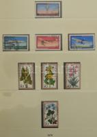 NSZK 1975-1979 hiányos gyűjtemény előnyomott Lindner albumlapokon