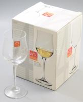 4 db Belvino boros pohár, eredeti dobozában