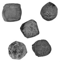 Ausztria ~1200. Bécsi fillér Ag (5db) T:VF Austria ~1200. (Friesach) Pfennig Ag (5pcs) C:VF