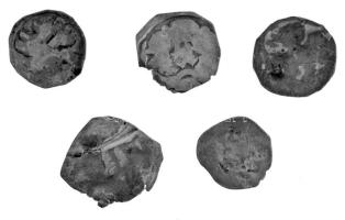 Ausztria ~1200. Bécsi fillér Ag (5db) T:VF Austria ~1200. (Friesach) Pfennig Ag (5pcs) C:VF