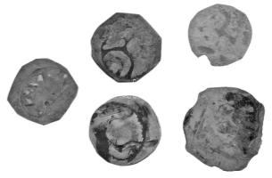 Ausztria ~1200. Bécsi fillér Ag (5db) T:VF
Austria ~1200. (Friesach) Pfennig Ag (5pcs) C:VF