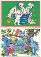 21 db MODERN vicces motívum képeslap / 21 modern funny motive postcards