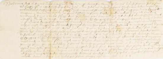 1568. szept. 25. után, Nagykapos (ma Szlovákia, Velké Kapusany) Eőri Dacsó János Ung vármegye alispánjának oklevele a deregnyői Deregnyei Mihály és a buttkay Viczmándy Máté és Miklós, illetve Máté felesége, Zsófia asszony között a romocsafalvi (ma Ukrajna, ??????????) nyírfa erdő ügyében. Az irat befoglalja az 1564-es előzményeket is, amely szerint a Viczmándyak javára ítéltek a vármegyei törvényszék. Lepergett gyűrűs pecsét nyoma