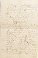 1735. dec. 12. Kökényesd (ma Románia, Porumbesti) Tanúvallatási jegyzőkönyv. Aziránt tudakozódnak, hogy a szirmai Szirmay István hatalmaskodott-e Csoma településen, Ugocsa vármegyében? Magyar nyelvű irat, hét beírt oldal, Fekete Márton, Ugocsa vármegyei szolgabíró és Küncs Ferenc ülnök aláírásával és gyűrűs pecsétjével hitelesítve. 7 beírt oldal