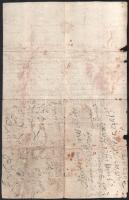 cca. 18. század, Ér-szodorói Szodoray István és nagy-ráthonyi és adorjáni Ráthonyi Péter latin nyelv...