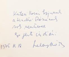 Szalay Károly: A cég nyomában. DEDIKÁLT! Bp.,1972,Magvető. Kiadói egészvászon-kötés, szakadt, kopott...