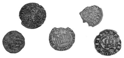 5db-os gyengébb állapotú Ag dénár tétel T:VF,F