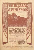 1917-1918 Turistaság és Alpinizmus. A Magyar Turista Szövetség és a Magyar Sí Szövetség, a Magyarországi Kárpát Egyesület, a Budapesti Egyetemi Turista Egyesület, valamint a benti egyesületek hivatalos lapja. VIII. évfolyam 1-12. sz. 1917 július - 1918 június. Szerk.: Vigyázó János. Kiadják : Komarnicki Gyula és Vigyázó János. Bp., 1917-1918, Ifj. Kellner Ernő, VII+1+323+IV+2 p.+11 t. Gazdag képanyaggal illusztrált. Átkötött félvászon-kötés, egy bekötött papírborítóval, a papírborító laza, egy tábla kijár.
