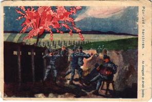 1916 Pünkösd a harctéren. Az özvegyek és árvák javára + "K.u.k. Infanterieregiment von Hindenburg No. 69." (b)