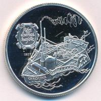 1994. 500Ft Ag "Régi dunai hajók - Carolina" kapszulában, tanúsítvánnyal T:PP
Adamo EM134