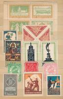 1925-1960 37 db levélzáró (kiállítási), közte Jókai emlékkiállítás kisív (1925)