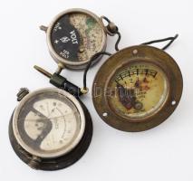 3 darab személyautó műszer, 20. sz. első fele