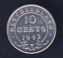 Kanada/Új-Fundland 1943. 10c Ag T:2-/3+