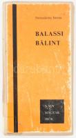 Nemeskürty István: Balassi Bálint. DEDIKÁLT! Nagy Magyar Írók. Bp., 1978, Gondolat. Átkötött egészvászon-kötés, kopott borítóval, megviselt, javított kötéssel.