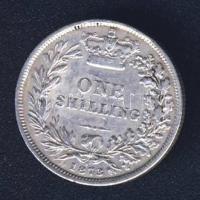 Nagy-Britannia 1873. 1Sh Ag Viktória T:3 kis ph