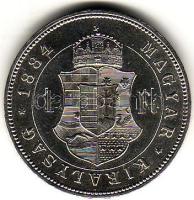 1884 1Ft ezüst T:1-!