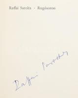 Raffai Sarolta: Rugósoron. A szerző által ALÁÍRT példány! Bp., 1971, Magvető. Kiadói egészvászon-köt...
