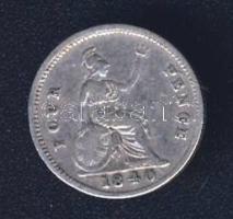 Nagy-Britannia 1840. 4p (Groat) Ag Viktória T:3/3-