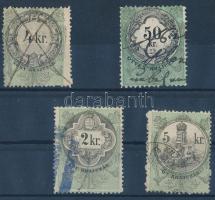 1868 Határőrvidék illetékbélyegek C változat 4 é