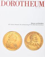 Dorotheum árverési katalógus, érmék és pénzek témában, 2022