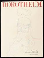 Dorotheum árverési katalógus, modern művészetek témában, 2024