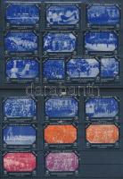 1915 Könyörgő körmenet a Katholikus Sajtóegyesület javára 18 db levélzáró