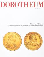 Dorotheum árverési katalógus, érmék és bankjegyek témában, 2022