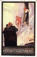 1911 Hexenverbrennung / witch burning. Verein Freie Schule Nr. 7. s: E. Kutzer (EK)