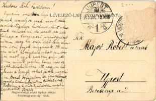 1910 Gyetvai tót ember feje II. Magyarországi népek tipikus alakjai, felsőmagyarországi tótok. R. Pr...