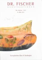 Dr. Fischer aukciós katalógus, európia üvegek és stúdióüvegek témában, 344p, 2011.