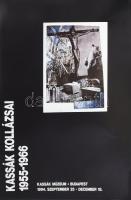 1994 Kassák kollázsai 1955-1966, Kassák Múzeum, plakát, papír, 67x45 cm