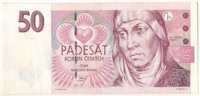 Csehország 1997. 50K "E29 136925" T:F szép papír Czech Republic 1997. 50 Korun "E29 136925" C:F fine paper Krause P#17c