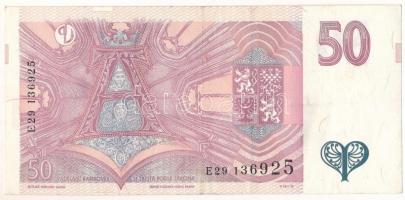 Csehország 1997. 50K "E29 136925" T:F szép papír
Czech Republic 1997. 50 Korun "E29 ...