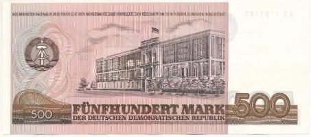 NDK 1985. 500M kiadatlan "AB 7781143" T:AU
GDR 1985. 500 Mark unissued "AB 7781143&q...