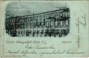 1899 (Vorläufer) Esztergom, Papnövelde este. Schwidernoch Károly (EK)