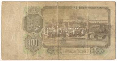 Csehszlovákia 1953. 100K "VE 137400" T:F,VG
Czechoslovakia 1953. 100 Korun "VE 13740...