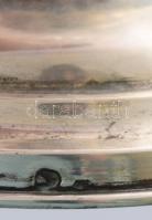 Kehely, ezüst (Ag) foglalatban, jelzett, lepattanással, m: 20,5 cm