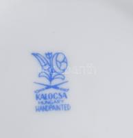 Kalocsai bonbonier és hamuzó, jelzett, kis kopással