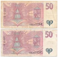 Csehország 1997. 50K (2x) T:F szép papír Czechia 1997. 50 Korun (2x) C:F fine paper