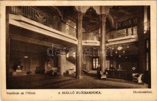 Budapest XI. Szent Gellért szálloda előcsarnoka. Grafikai Intézet R.T. kiadása / Vestibule de l'Hotel / Hotelvestibül / hotel hall (fl)