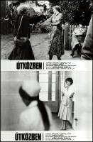 cca 1989 előtt készült, ,,Útközben" című magyar film jelenetei és szereplői, 14 db vintage prod...