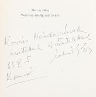 Molnár Géza: Vasárnap mindig esik az eső. DEDIKÁLT! Bp., 1968., Szépirodalmi. Kiadói egészvászon-köt...