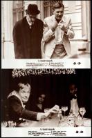 cca 1989 előtt készült, ,,A tanítványok" című magyar film jelenetei és szereplői, 8 db vintage ...