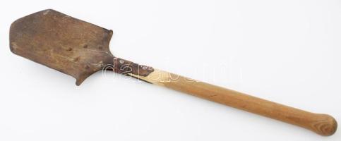 Gyalogsági ásó, h: 66 cm
