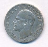 Bulgária 1894KB 2L Ag "I. Ferdinánd" Körmöcbánya T:VF
Bulgaria 1894KB 2 Leva Ag "Fer...