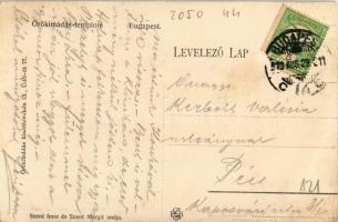 1910 Budapest IX. Örökimádás templom, belső, Szent Imre és Szent Margit imája