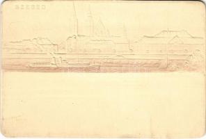 Szeged. Szeiler dombornyomott lap (EB)