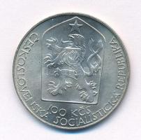 Csehszlovákia 1983. 100K Ag "100 éves a Prágai Nemzeti Színház" T:AU
Czechoslovakia 1983....