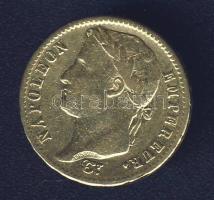 Franciaország 1813A 20Fr Au I.Napóleon T:3+ pici ph. R!